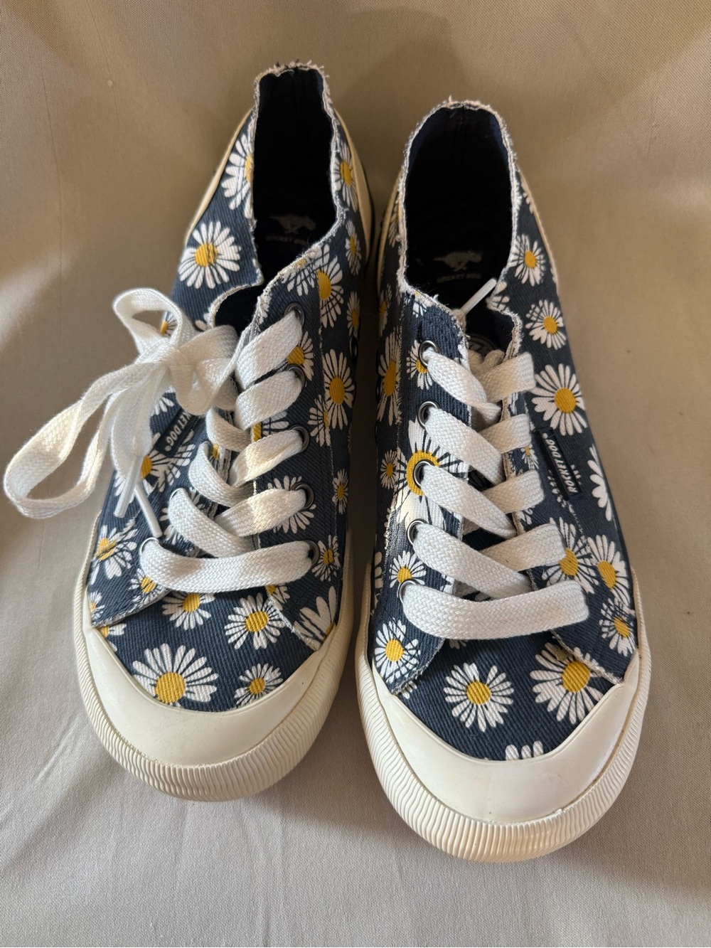 Rocket Dog Kids Daisy Canvas Sneakers - Navy, White & Yellow